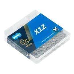 CADENA KMC X12 116L PLATA / NEGRO