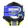 CANDADO NEON CABLE 180MMX 8MM AMARILLO